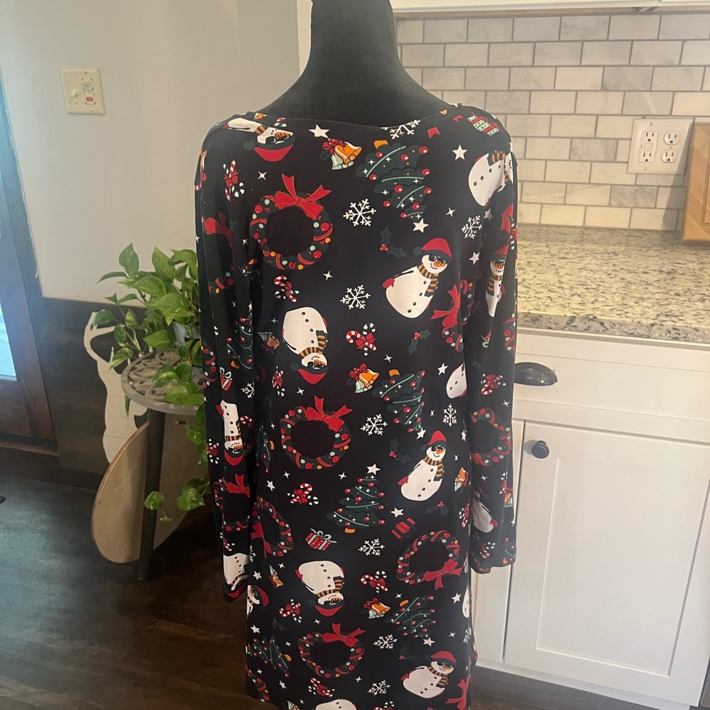 Christmas Long Sleeve Dress